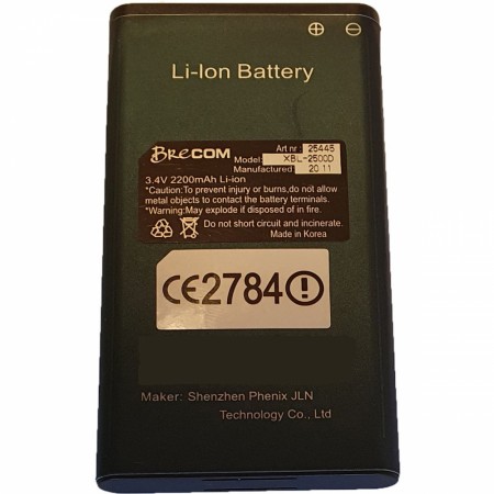 Batteri for Brecom VR-2500 2200mAh