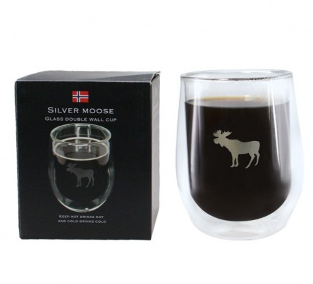 Silver Moose Kaffeglass