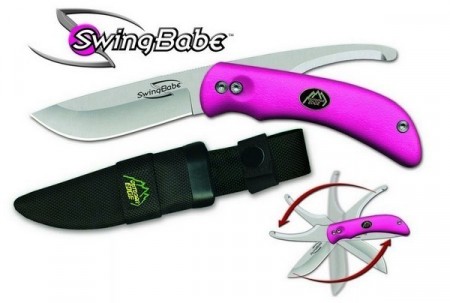 SwingBabe Original jaktkniv - rosa