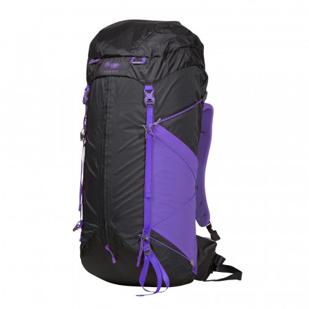 Bergans Helium W 55L Tursekk, Charcoal/funky purple